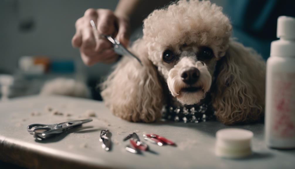 caring for poodle s nails