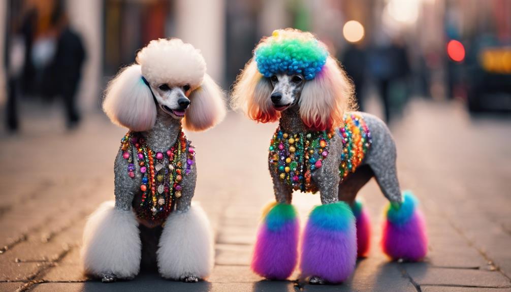 chic poodle coat designs