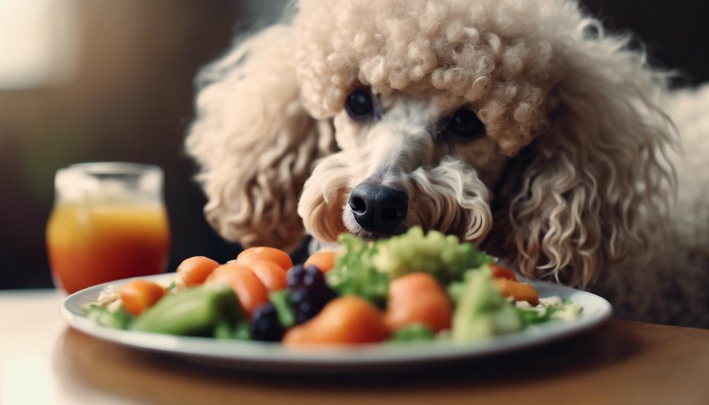dietary fiber for poodles