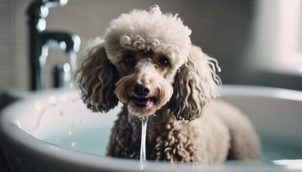 dry the poodle carefully