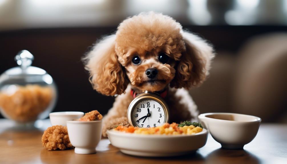 feeding schedule for toy poodles