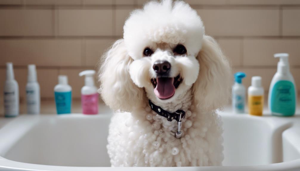 grooming poodles with care