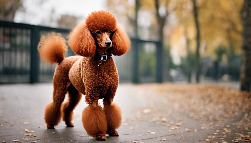 grooming red poodles effectively