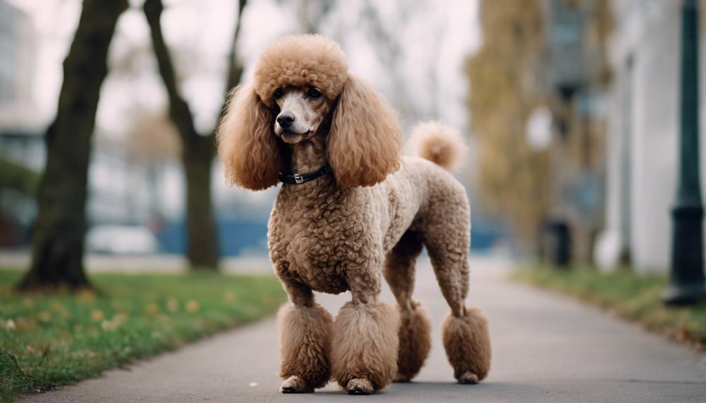 identifying overweight poodles signs
