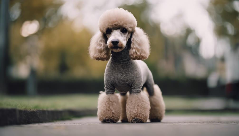 identifying stress in poodles