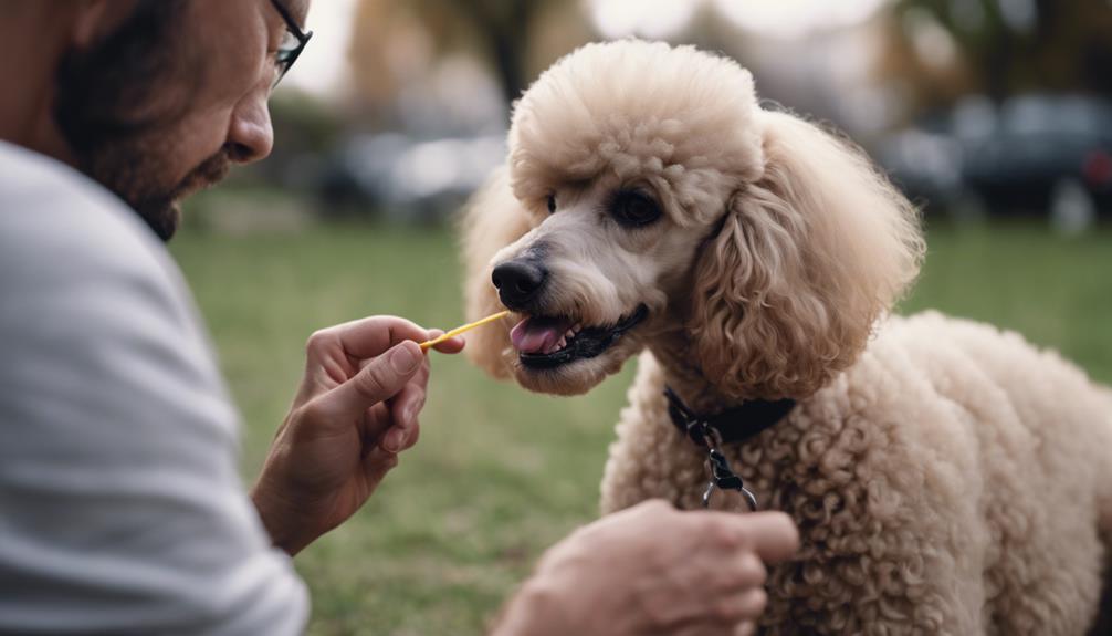 identifying toxic substances in poodles