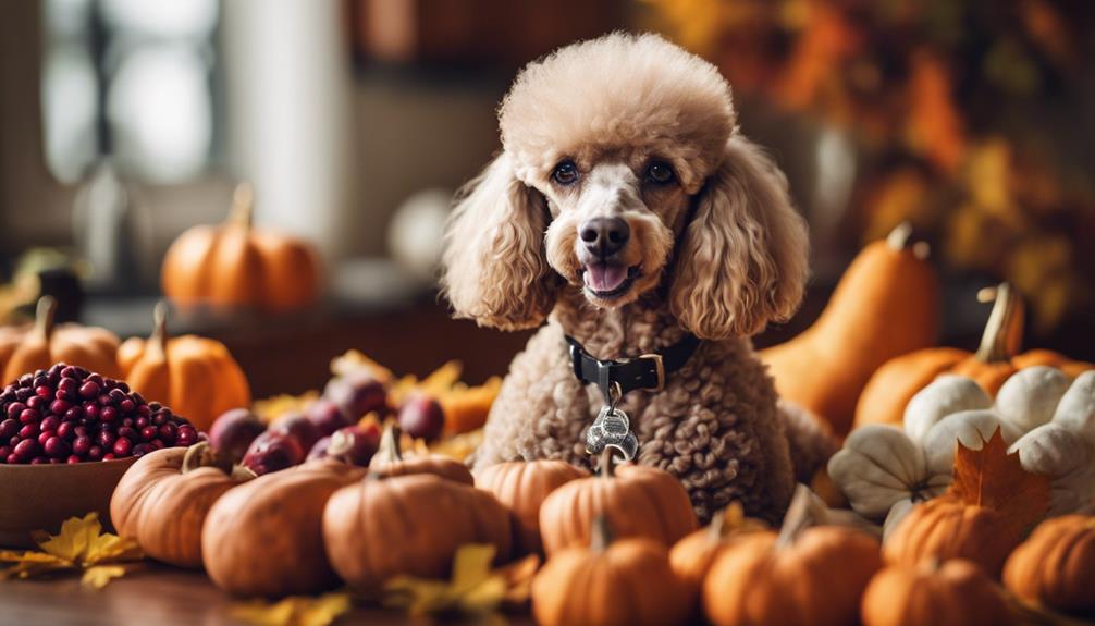 nutritious autumn foods poodles