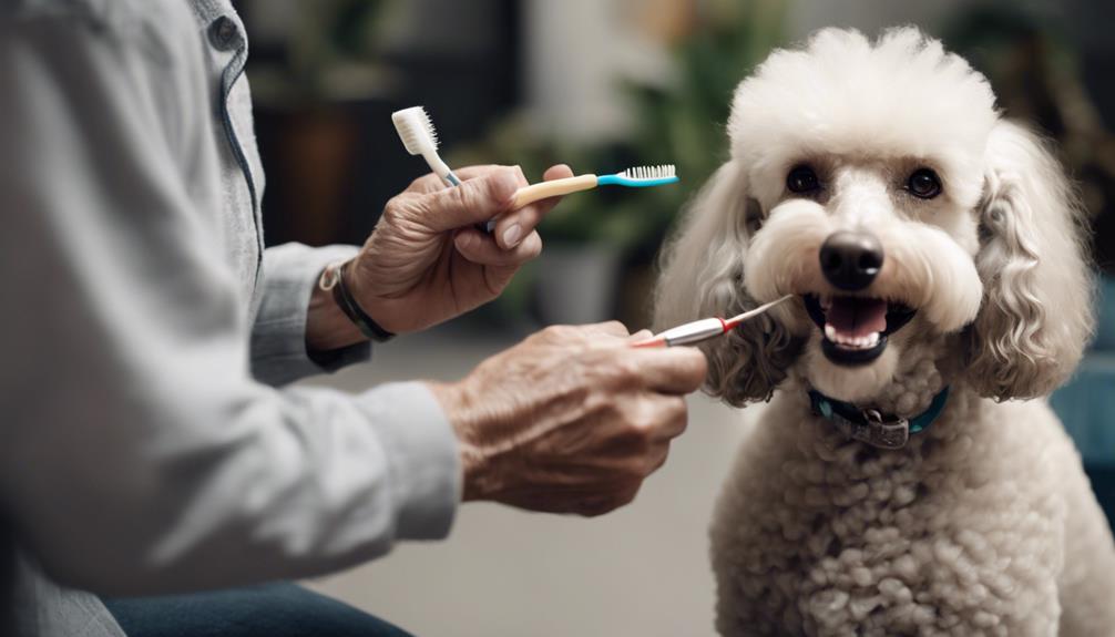 oral care for older poodles
