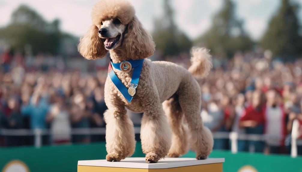 poodle athletic achievements highlighted