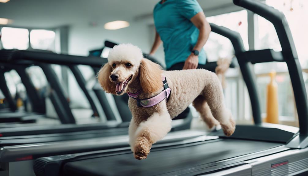 poodle cardiovascular health exercise