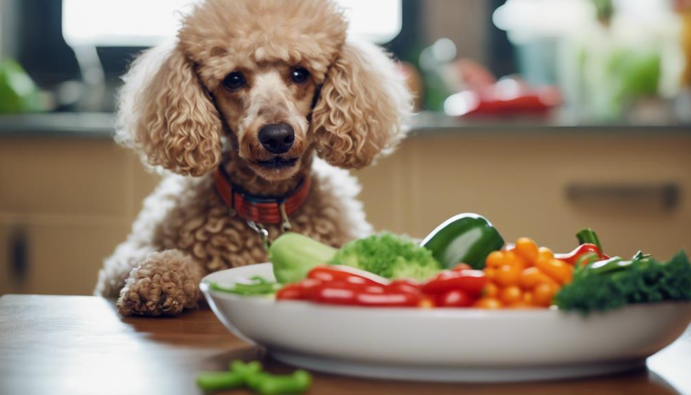 poodle diet includes vegetables