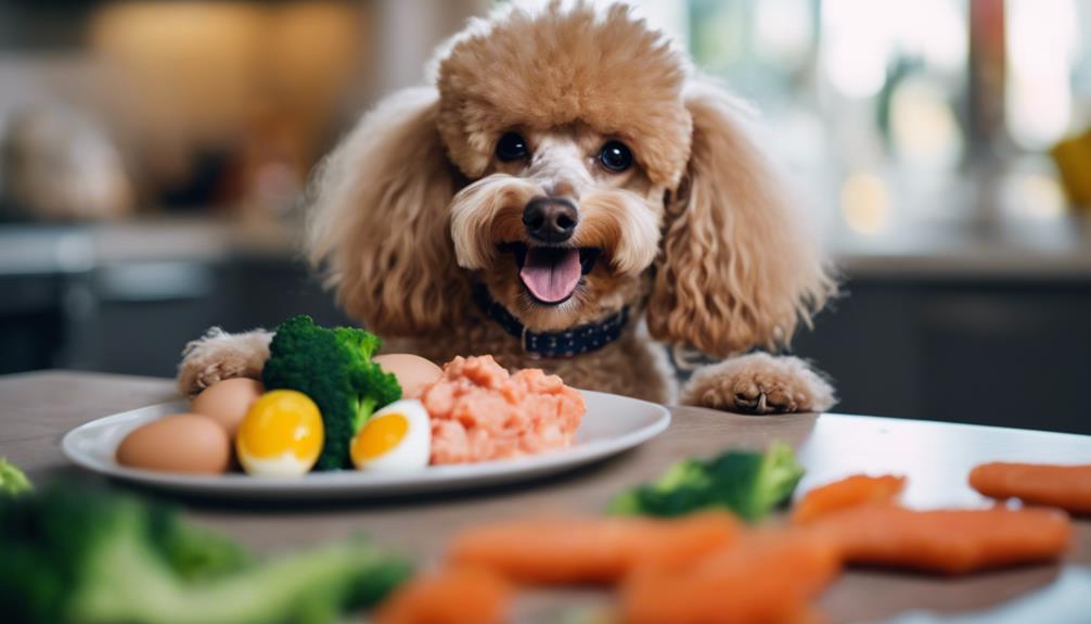 poodle diet protein options