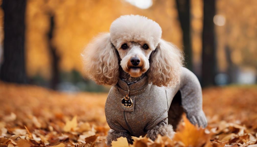 poodle fall coat care