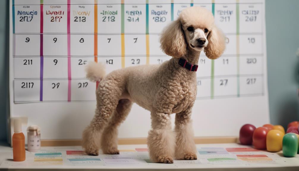 poodle feeding frequency factors