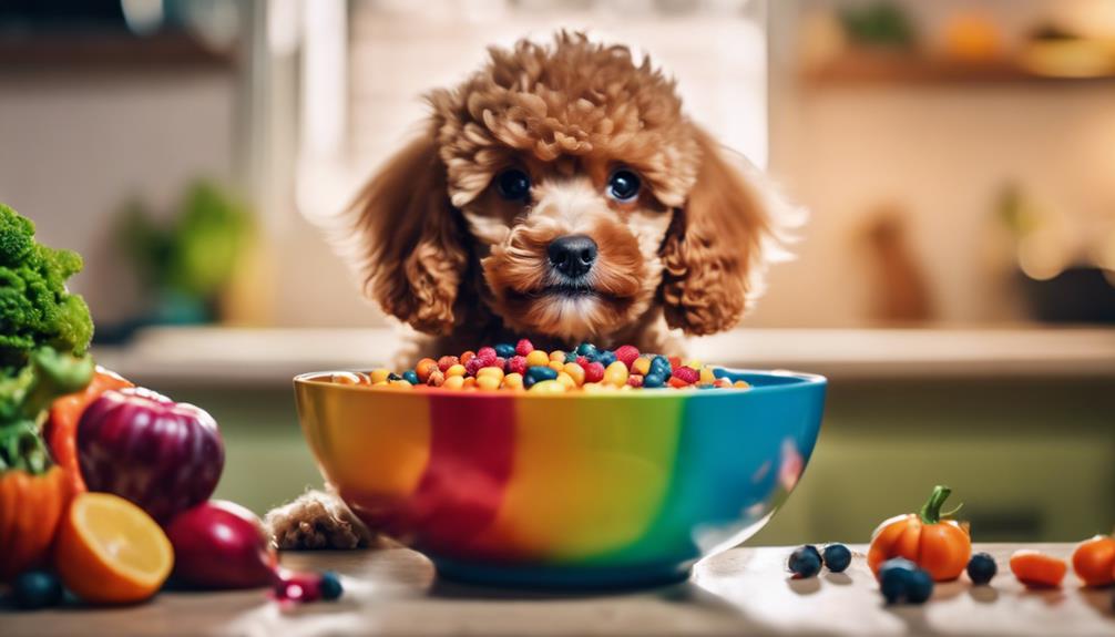 poodle growth and nutrition