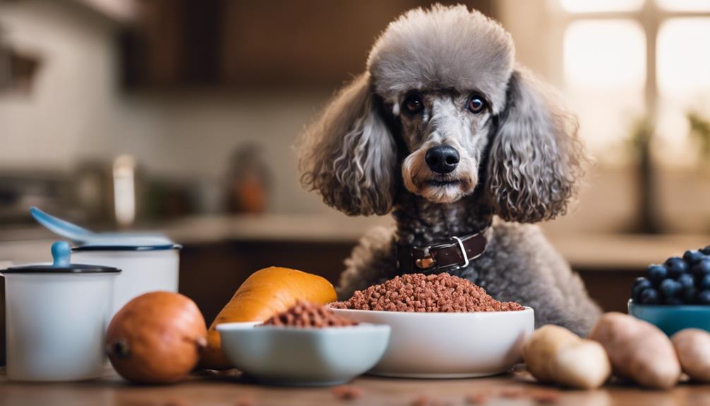 poodle nutrition in aging