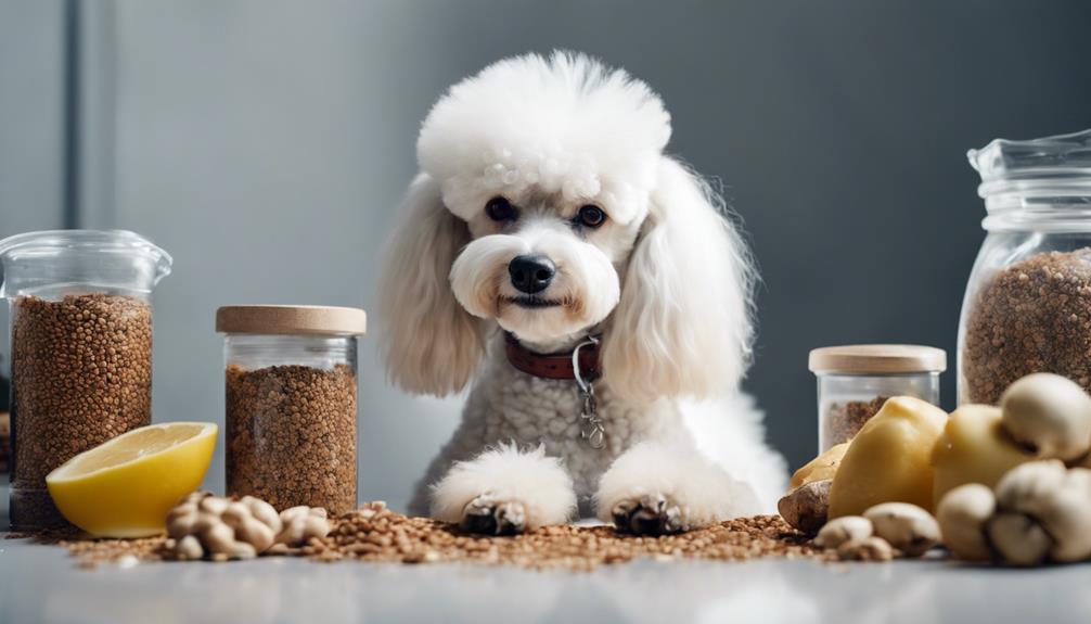 poodle nutrition with omegas