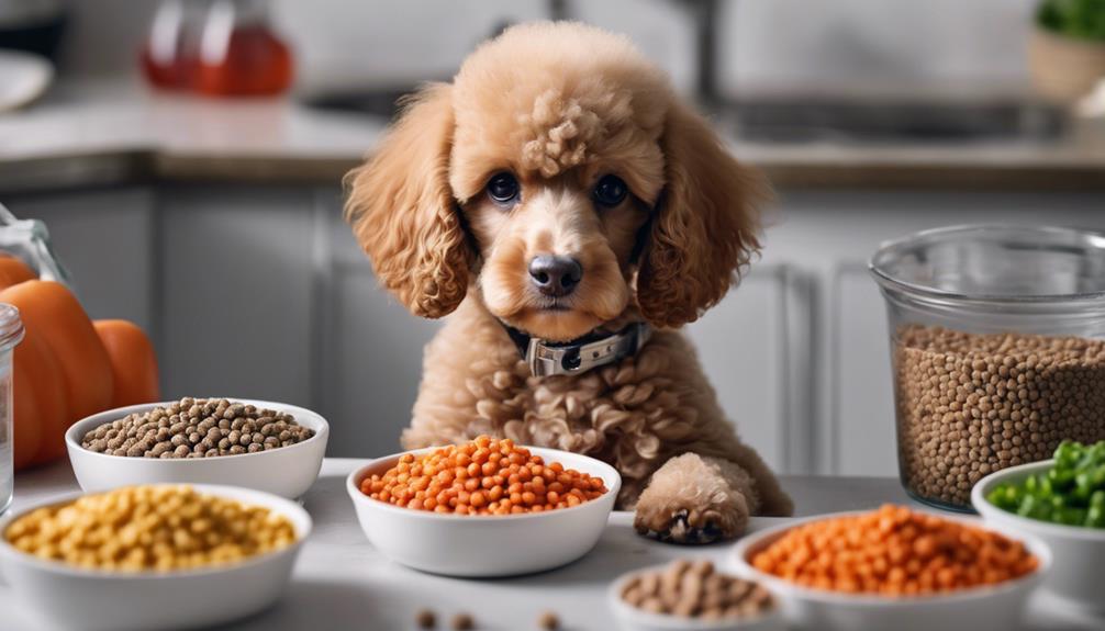 poodle puppies nutritional needs