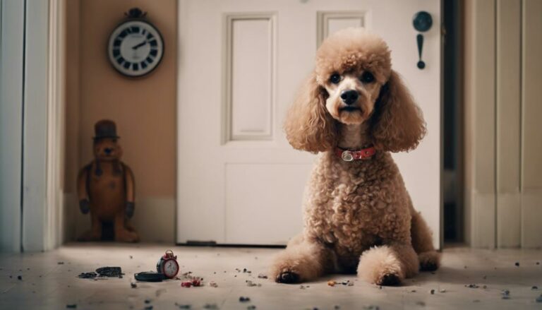 poodle separation anxiety management