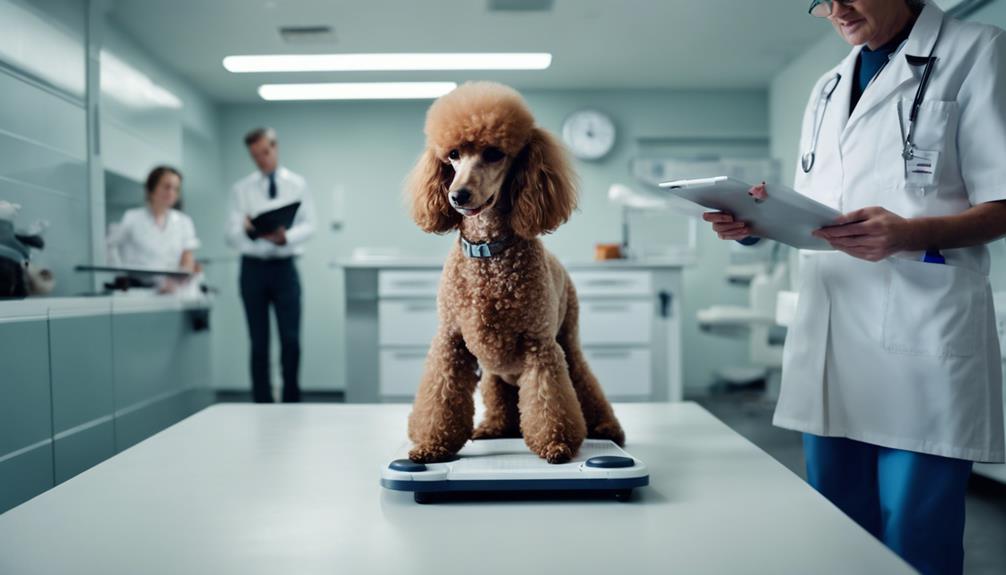 poodle weight management assistance