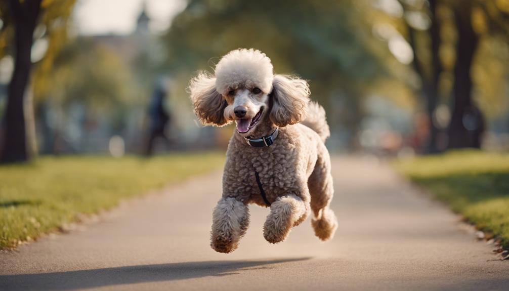 poodle weight management exercise