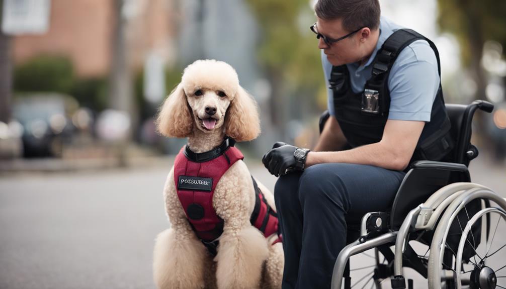 poodles excel as service dogs