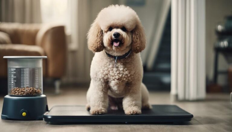 preventing poodle obesity with weight management