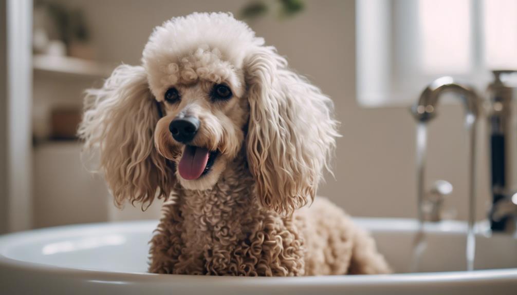 proper poodle bathing techniques