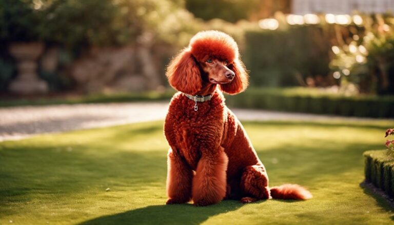 red poodle care guide