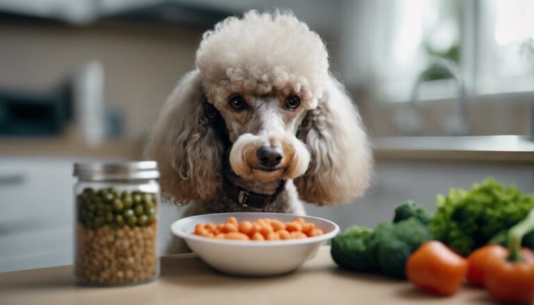 senior poodle diet adjustments