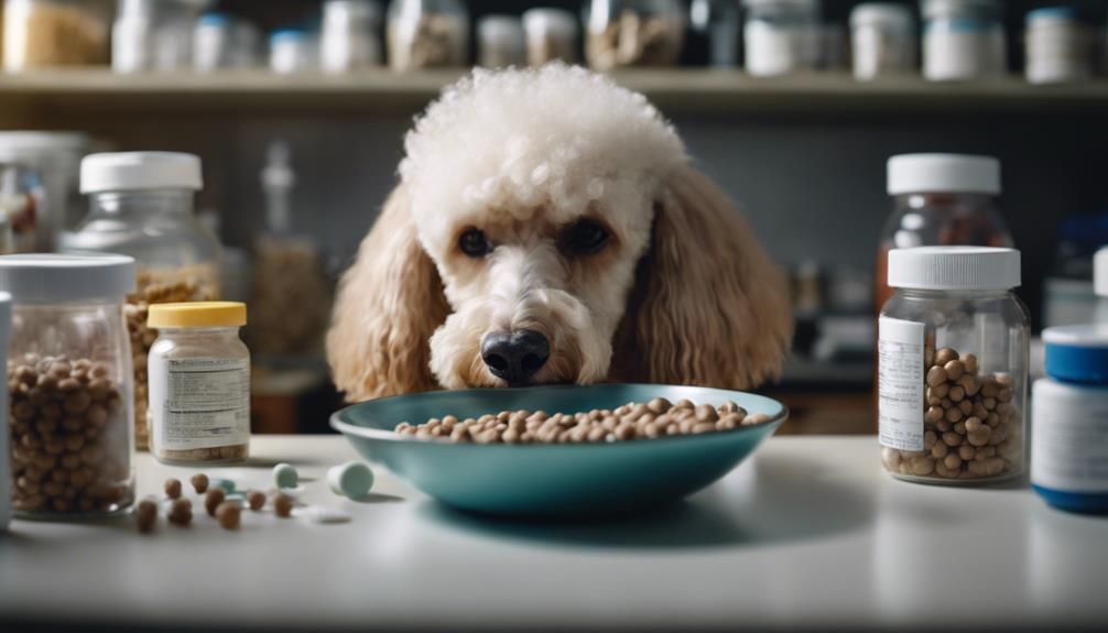 tailoring diets for sick poodles