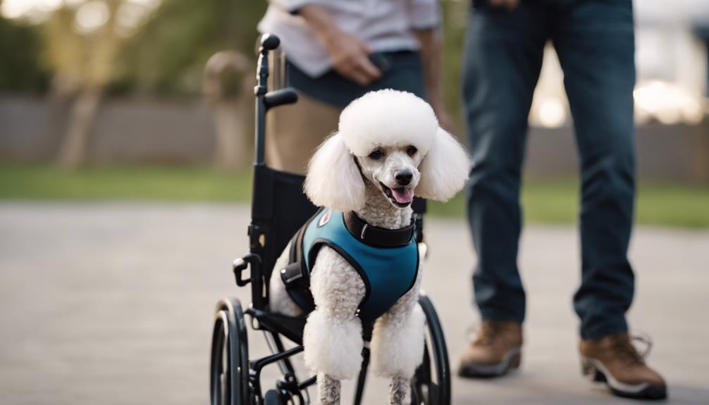 therapy poodles training needs