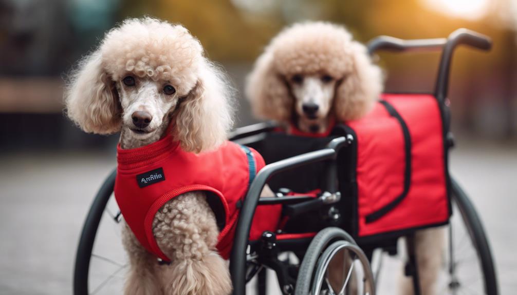 therapy potential in poodles