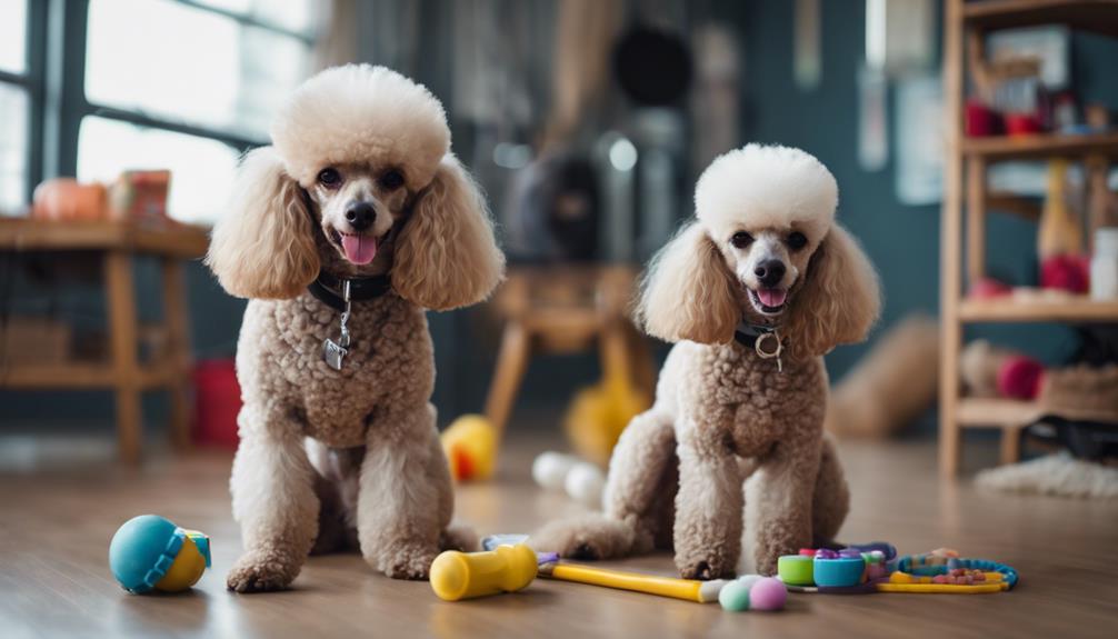 training poodles with care