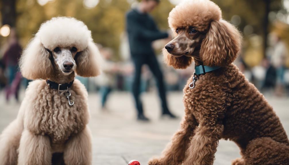 training poodles with patience