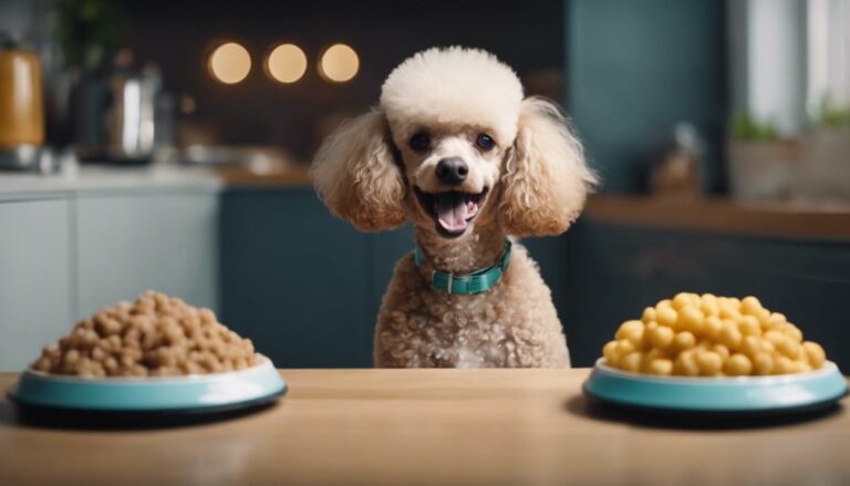 transitioning poodle to new diet