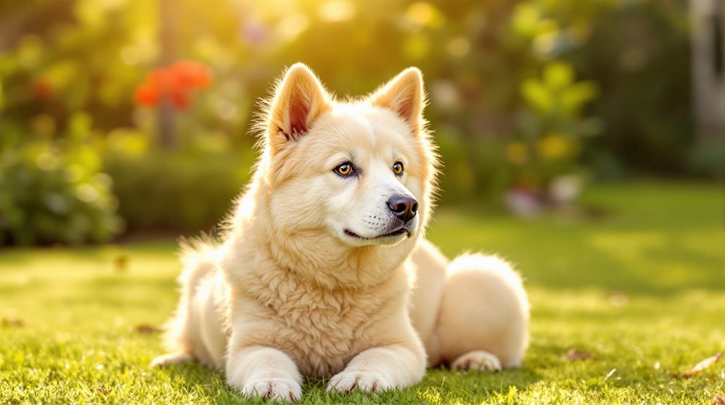 unique akita poodle mix